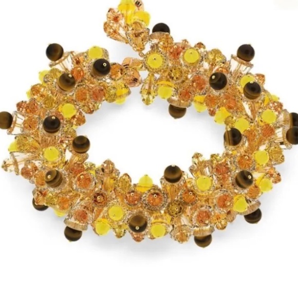 Authentic Swarovski Collar Necklace in Omber Multi color - Picture 3 of 5